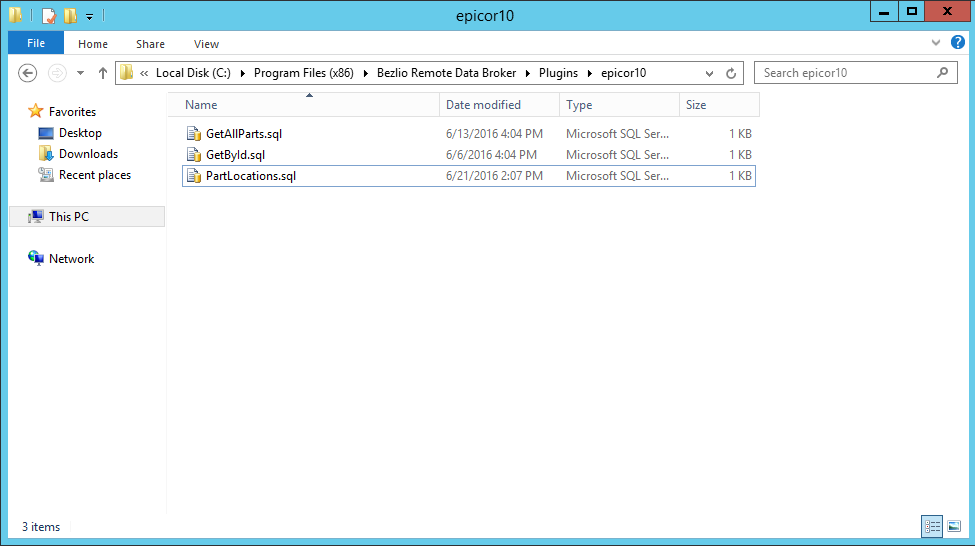 screenshot of saving the file