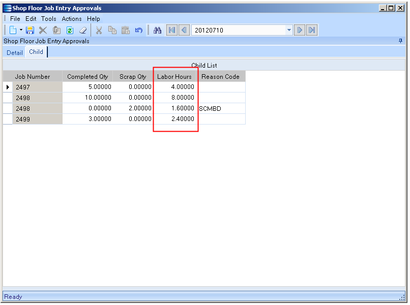 Job Activity At End of Shift Customization for Epicor ERP - SaberLogic - Screenshot 11