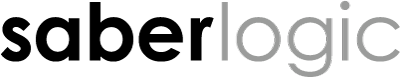 SaberLogic black and white logo 400x77 SaberLogic black and white logo 400x77