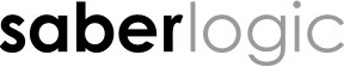 SaberLogic black and white logo