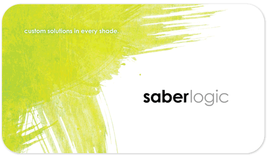 SaberLogic business cards