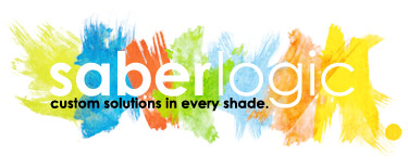 SaberLogic color logo with tagline